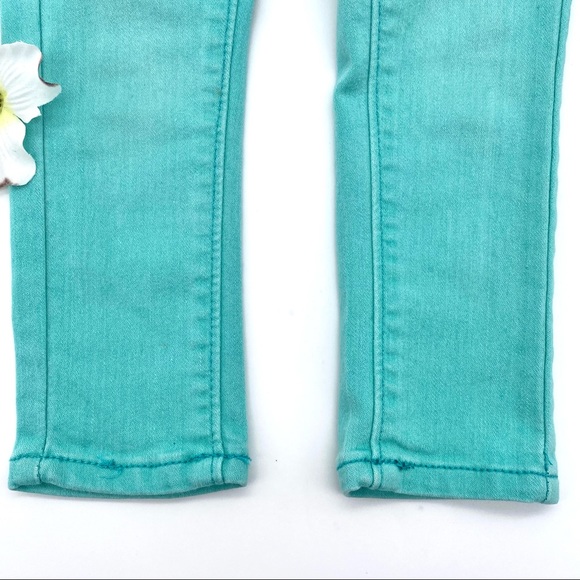 LIKE NEW DKNY Teal Jegging Jeans, 2T - Picture 7 of 10